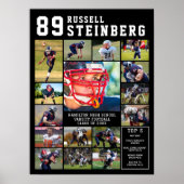 Poster Sports 16 Photo Collage Senior Night (Devant)
