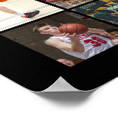 Poster Sports 30 Photo Collage Player Name Number (Coin)