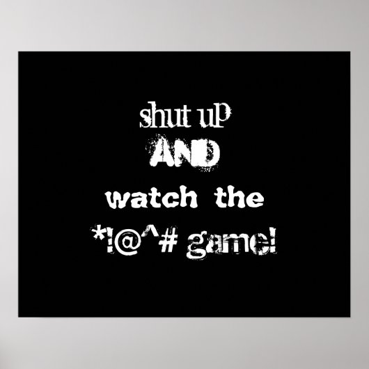 Poster Sports amusants (Devant)