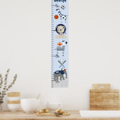 Poster Sports & Animaux Graphique de croissance Gardez à (Cuisine)