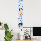 Poster Sports & Animaux Graphique de croissance Gardez à (Bureau à domicile)