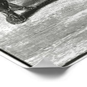 Poster Sports d'époque, équipes de baseball féminines vic (Coin)