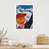 Poster Sports d'hiver Nouvelle Angleterre (Cuisine)
