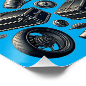 Poster Sports Motorcycles: Speed and Performance (Coin)