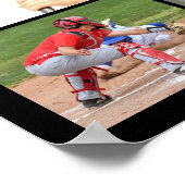 Poster Sports Nuit Senior 11 Photo Collage Personnalisé (Coin)