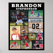Poster Sports Nuit Senior 11 Photo Collage Personnalisé (Devant)
