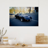 Poster Sportscar classique de la Corvette 1979 (Cuisine)