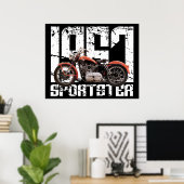 Poster Sportster 1957 (Bureau à domicile)