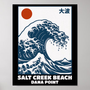 Poster Spot de surf de la plage de Salt Creek Dana Point