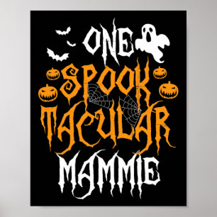 Poster Spotacular Mammie Mère Matching Famille Hallowe