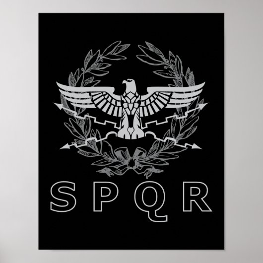 Poster SPQR L'Emblème De L'Empire Romain (Devant)