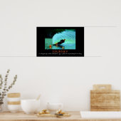 Poster Spray Waterski - c'est le voyage.... - CUSTOMISÉ (Cuisine)