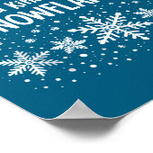 Poster Spread Kindness Like Snowflakes Winter Funny Sayin (Coin)