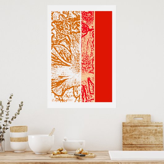 Poster Spring blossom (Cuisine)