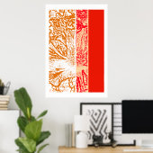 Poster Spring blossom (Bureau à domicile)
