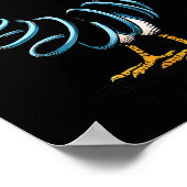 Poster Spring Chicken Chicken On Go Stick Funny Chicken  (Coin)