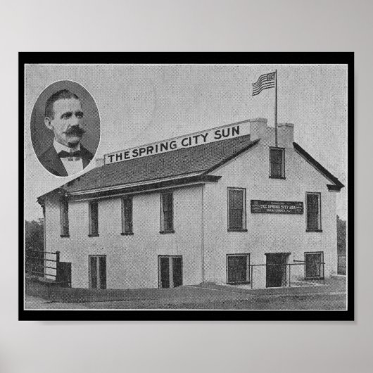 Poster Spring City Sun Pennsylvania (Devant)