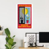 Poster Spring Clean Your House - Matchbox Print - Czech (Bureau à domicile)