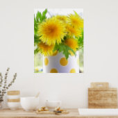 Poster Spring Dandelion Bouquet (Cuisine)