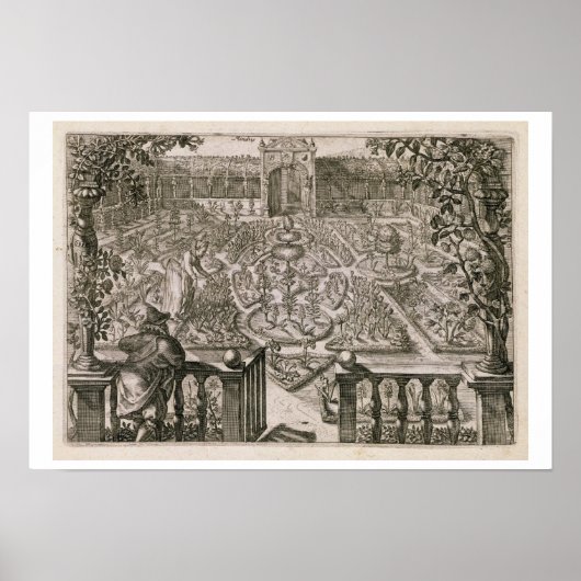 Poster Spring Garden, de 'Hortus Floridus', publié 1 (Devant)