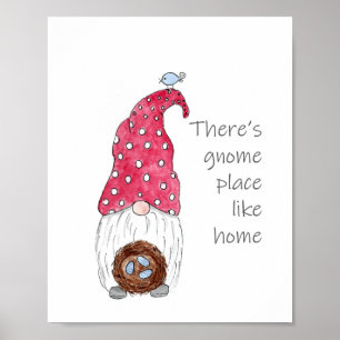 Poster Spring Garden Gnome