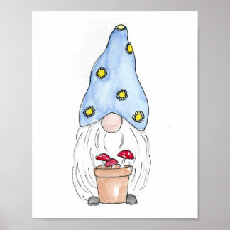 Poster Spring Garden Gnome