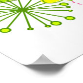 Poster Spring Garden Typography Flowers Butterflies (Coin)