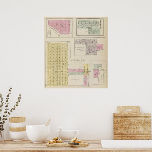 Poster Spring Hill, Edgerton, Ocheltree, Gardner, Kansas (Cuisine)