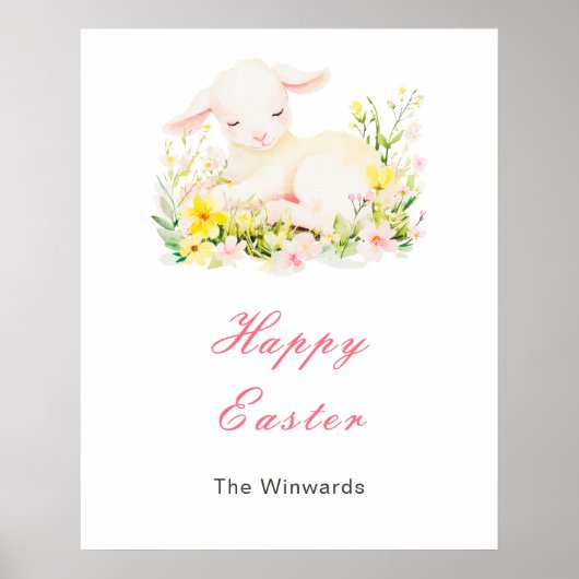 Poster Spring Lamb Easter Brunch (Devant)