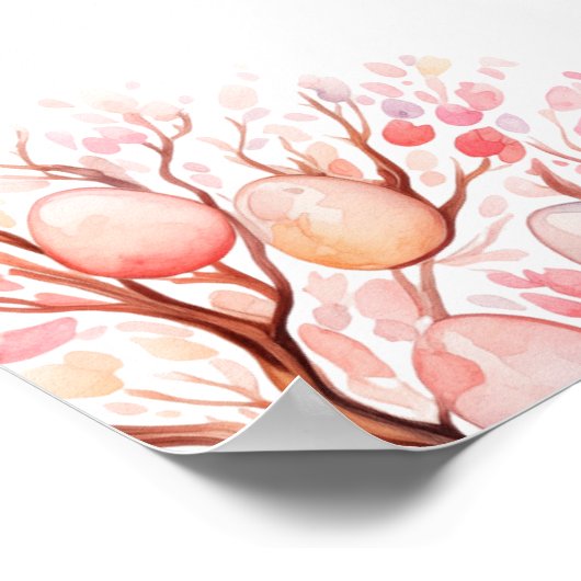 Poster Spring Tree Easter Egg Hunt (Coin)