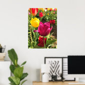 Poster Spring tulips, Oregon (Bureau à domicile)