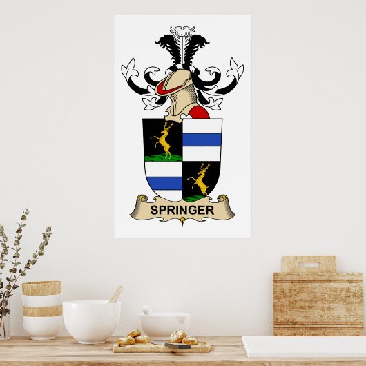 Poster Springer Family Crest (Cuisine)