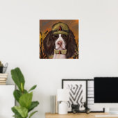 Poster Springer Spaniel anglais (Bureau à domicile)