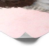 Poster Springer Spaniel avec Cupcake (Coin)