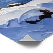 Poster Springer Spaniel Christmas Boat Holiday (Coin)