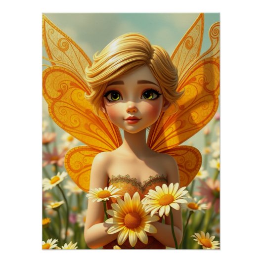 Poster Springs Fairy Art (Devant)