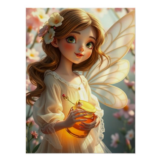 Poster Springs Fairy Art (Devant)