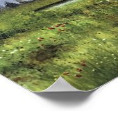 POSTER SPRINGTIME DANS LA COULEUR D'EAU DES ROCHERS CANAD (Coin)