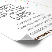 Poster Sprinkings Baby shower Party Signal (Coin)