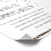 Poster Sprinkings Baby shower Party Signal (Coin)