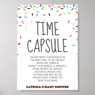 Poster Sprinkings Baby shower Party Signal