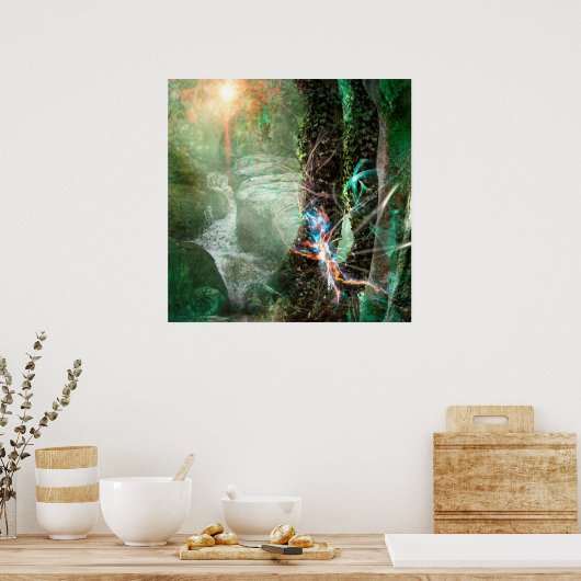 POSTER SPRITE ÉLÉMENTAIRE DES FORÊTS PROFONDES (Cuisine)