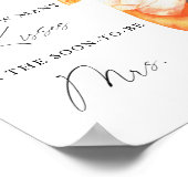 Poster Spritz nuptiale douche - combien de baisers jeu (Coin)