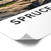 Poster Spruce Mountain virginie Ouest Imprimer (Coin)