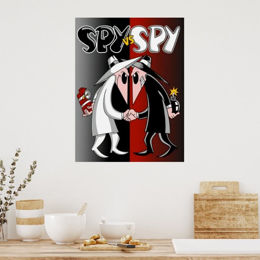 Poster Spy vs Spy in Action (Cuisine)