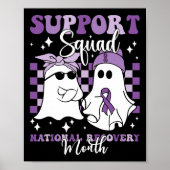 Poster Squad National Recovery Mois Addiction Recovery Re (Devant)