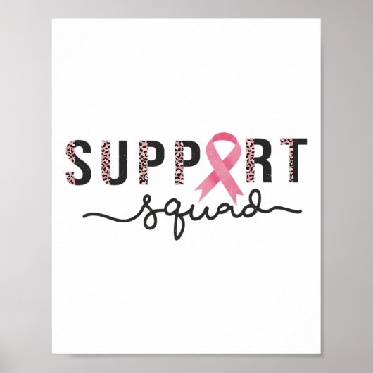 Poster Squad Sensibilisation au cancer du sein Leopard ro (Devant)