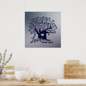 Poster Square 12x12 Family & Love (Keuken)