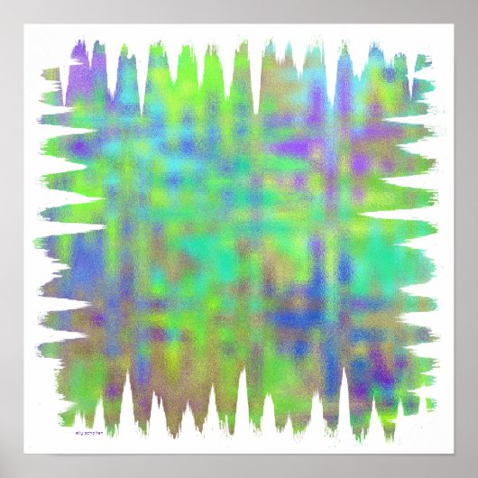 Poster square abstract (Voorkant)