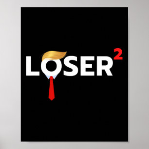 Poster Squared Funny Anti-Trump 2024 Non Pas De Nouveau T